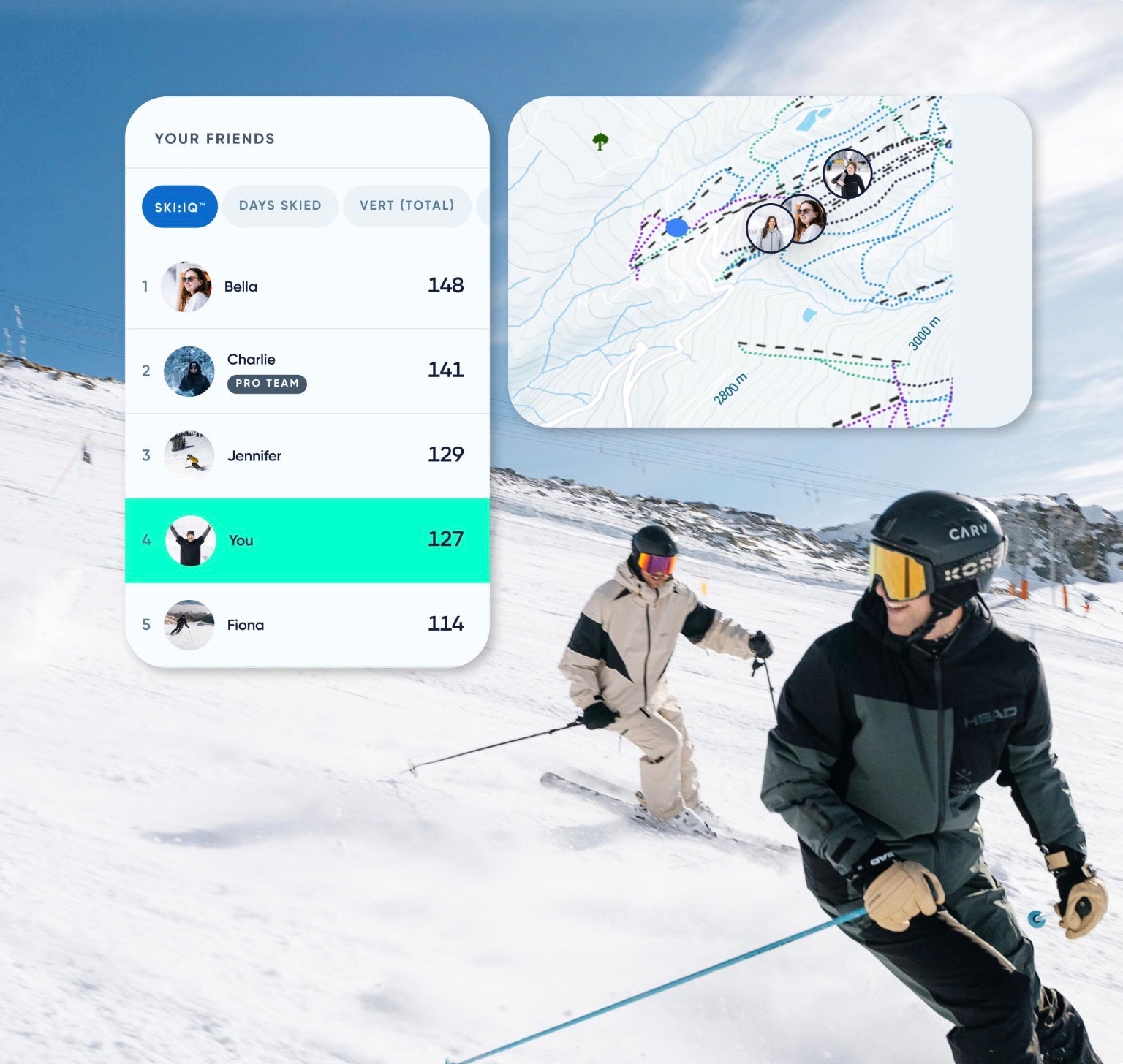 Carv 2 Ski Coach Unit + 12 month membership